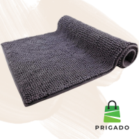 Tapis de salle de bain antidérapant – Gris 60x90 cm