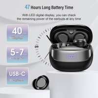 Écouteurs Bluetooth sans fil – Autonomie 6h + boîtier